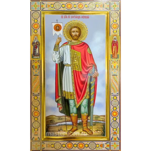 Писанная икона Александра Невского
