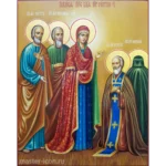 Икона Явление Богородицы Сергию Радонежскому